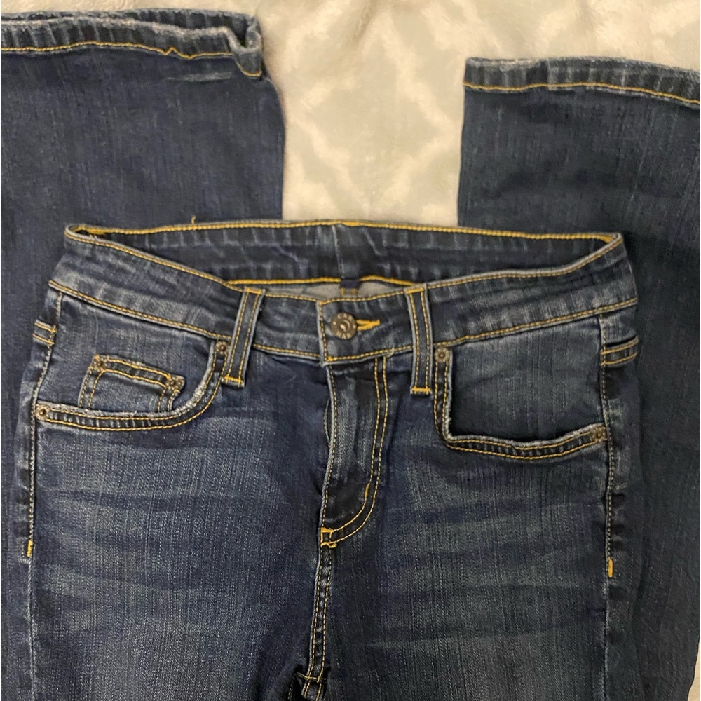 Dark wash tall flared jeans #flaredjeans #talljeans